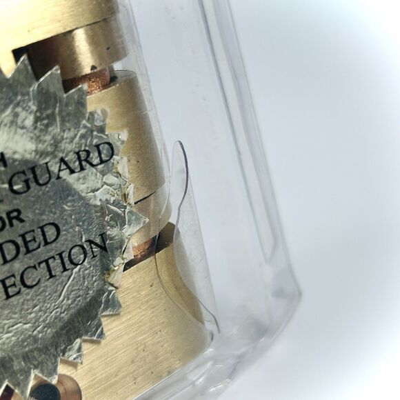 Vtg Franklin Mfg Solid Bronze Jimmy Proof DeadLock 1167CS Dual Cylinder New - Picture 10 of 10